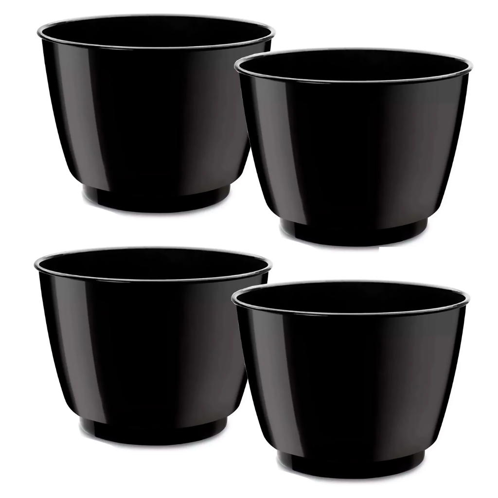 Tigela Batedeira Bolos Massa Lartec preta 1,5L Tigela Multiuso Kit até 5 Peças