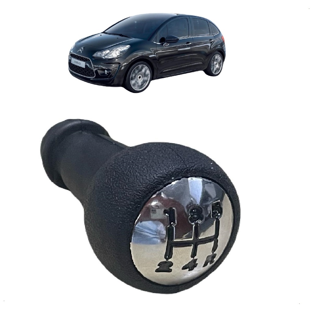Manopla Bola de Câmbio Tampa Cromada Citroen cambio manual