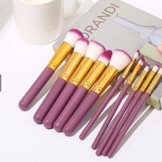 Kit Completo de Pincéis para Maquiagem – 10 Peças Essenciais para Todos os Passos da Sua Make em Oferta na Shopee