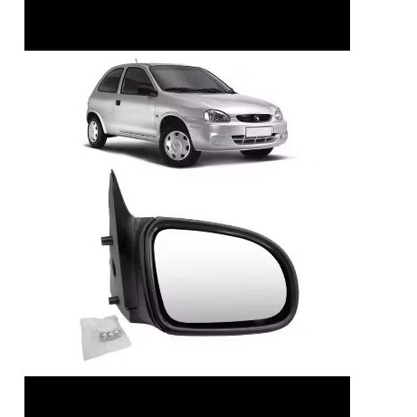 ESPELHO RETROVISOR EXTERNO GM CORSA/ WAGON/ WIND 94/02 CORSA PICKUP 95/03 CORSA CLAASIC 95/16 FIXO LADO DIREITO