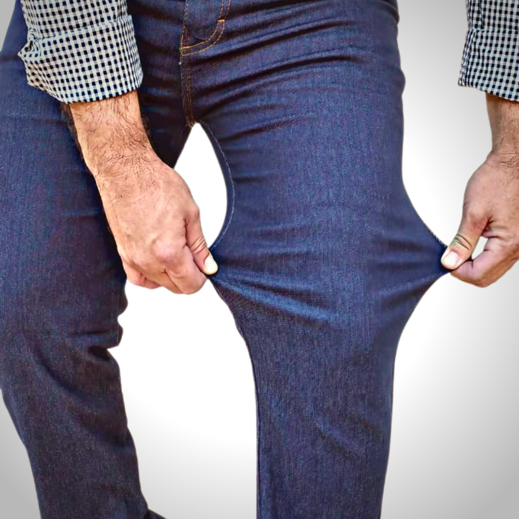 Calça Masculina Jeans Tradicional Promoção Barata para Trabalho Resistente