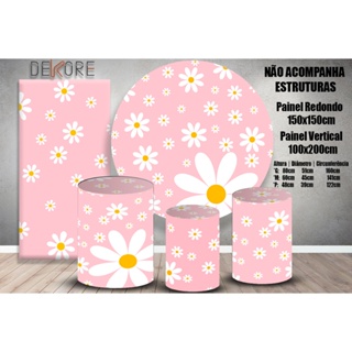 Kit Margaridas Rosa + Trio Cilindros Veste Fácil + Vertical em Oferta na Shopee