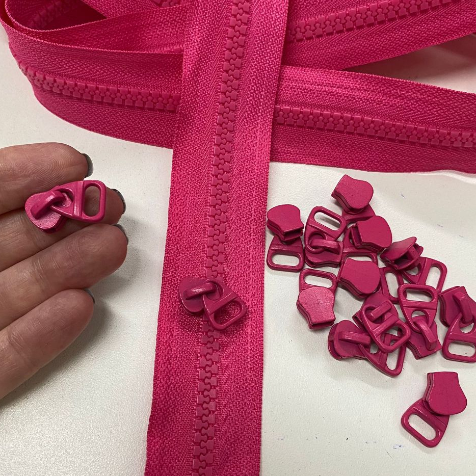 ZÍPER TRATORADO/JACARÉ N.05 CORES- Acompanha cursor em Oferta na Shopee