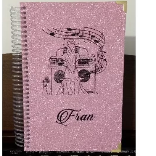 Hinário de música organista CCB bordado