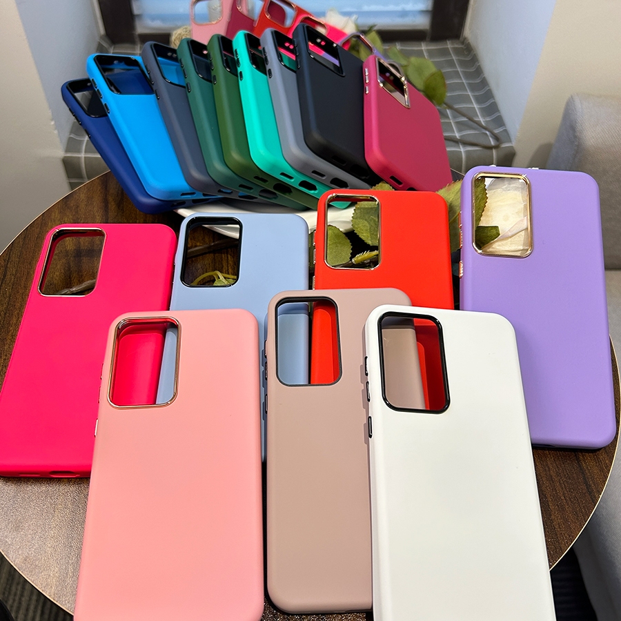 Kit 5 10 20 Capa Case Para Samsung A50 A50S A51 A52 A52S A53 5G A54 5G A55 A71 A73 5G Capinha Simples Silicone Aveludad