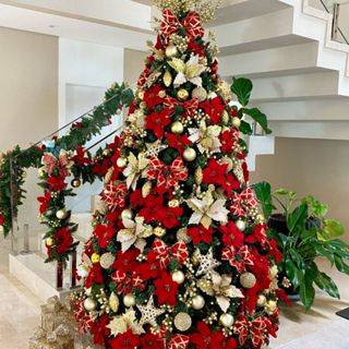 Arvore de Natal Pinheiro Grande Arvore 2 Metros Pinheiro de Natal Verde Pé Ferro Plastico 600 Galhos em Oferta na Shopee