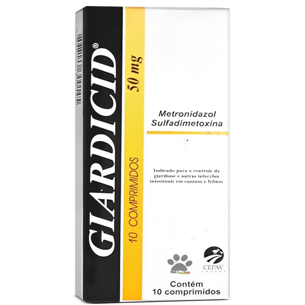 Giardicid 50mg 10 Comprimidos Cepav