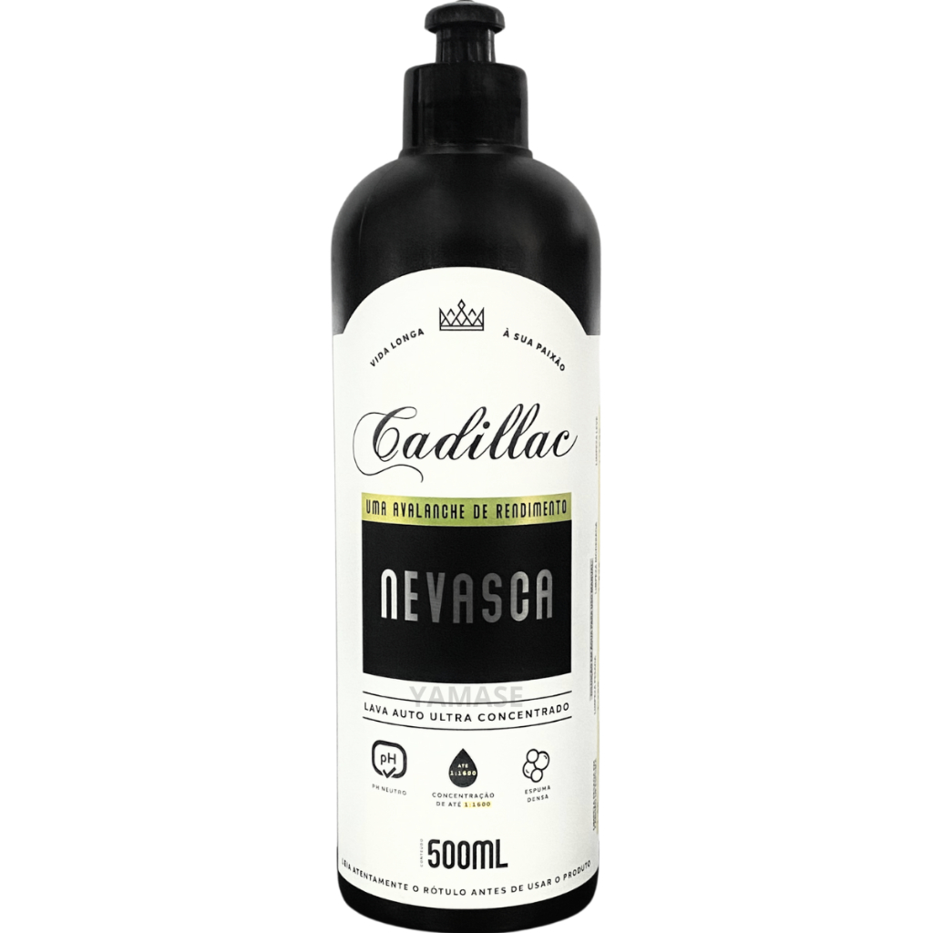 Shampoo Nevasca 500ml Cadillac Super Concentrado 1:1600 em Oferta na Shopee