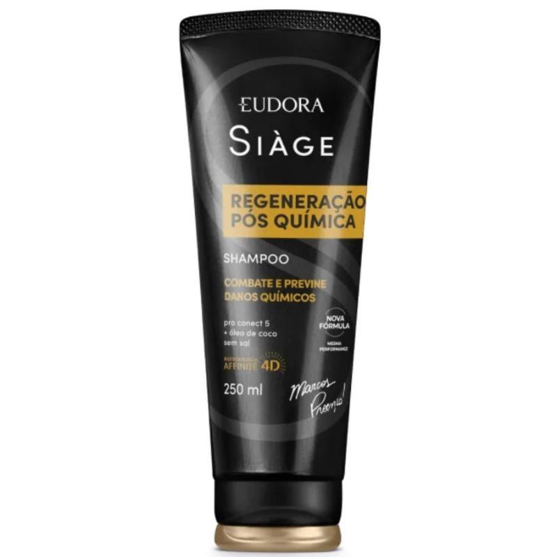 Shampoo Siàge Regeneracão Pós Química 250ml - Eudora em Oferta na Shopee