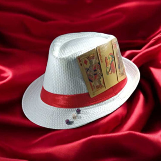 Chapéu Zé Pelintra com Cartas e dados. em Oferta na Shopee