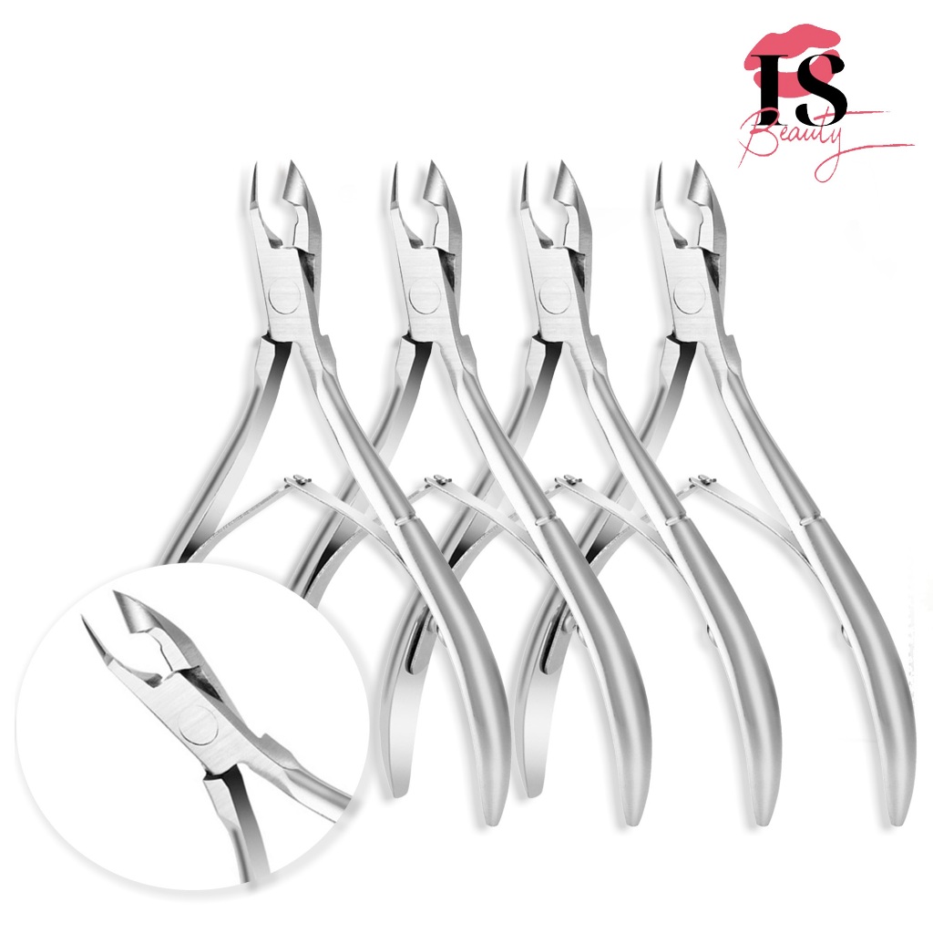 Kit 4 Alicate De Cutícula PROFISSIONAL Original - Lâminas Em Aço Inox Removedor de Cutícula Cortador em Oferta na Shopee