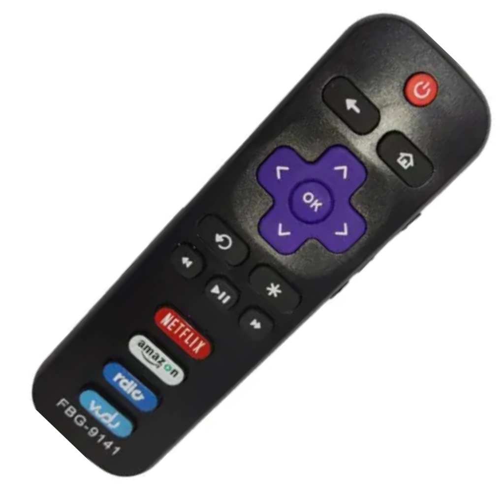 Controle Remoto Para Tv Tcl Roku Smart 4k Netflix Amazon FBG-9141