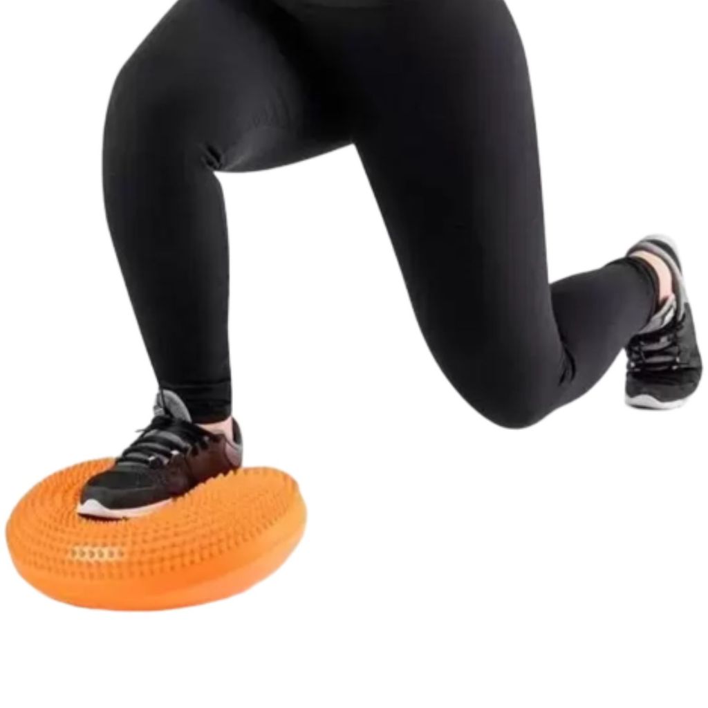 Disco De Equilibrio Inflável Meia Bola Balance Pilates Yoga Fisioterapia Exercício Recuperação