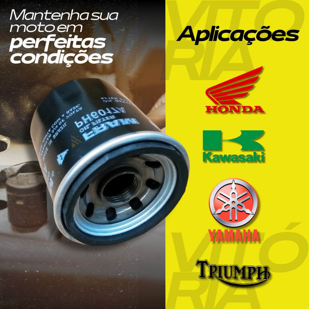 Filtro Óleo Fram Ph6017a Nc750x Nc750 Shadow 600 750 1100