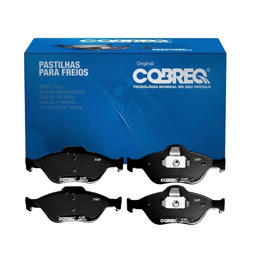 Pastilha Freio Ford Fiesta 1.0 1.4 1.6 Ecosport Dianteira em Oferta na Shopee