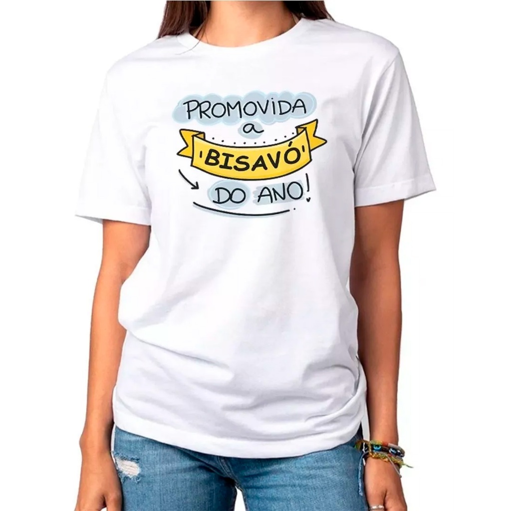 Camiseta Promovida A Bisavó Do Ano