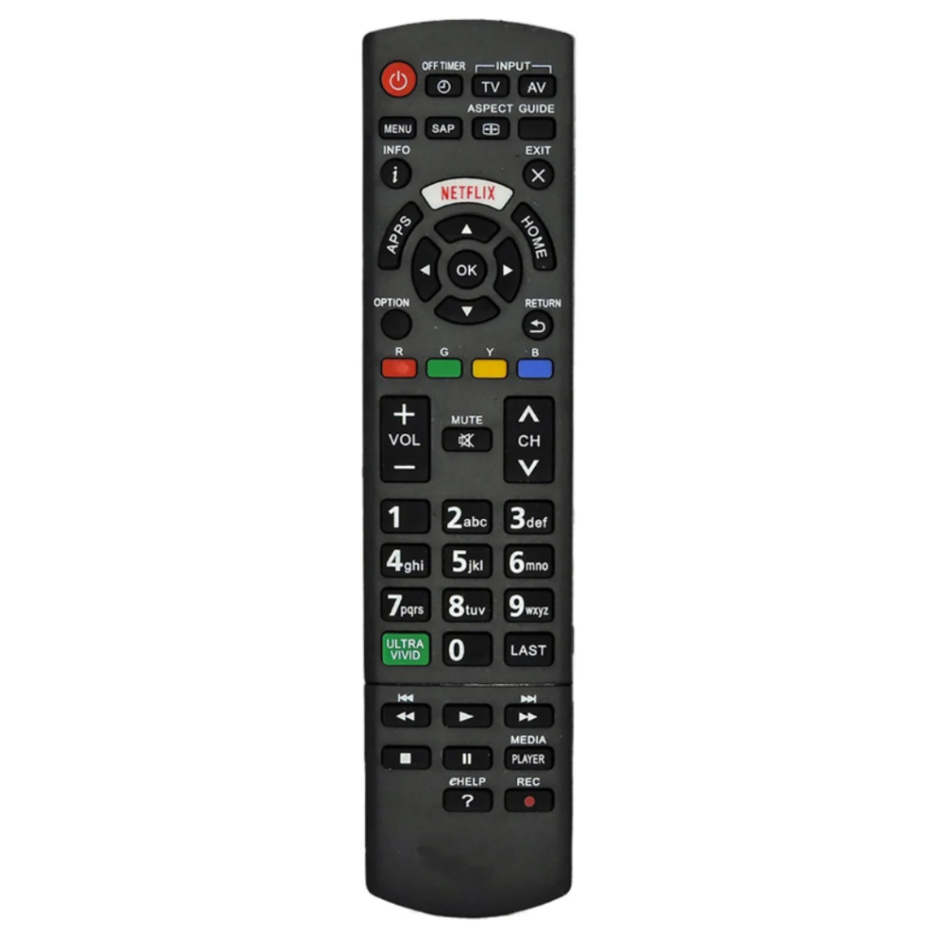 Controle Remoto para TV LCD / LED Panasonic com Netflix TC-32CS600B  TC-40CS600B  TC-40DX650B - 7514