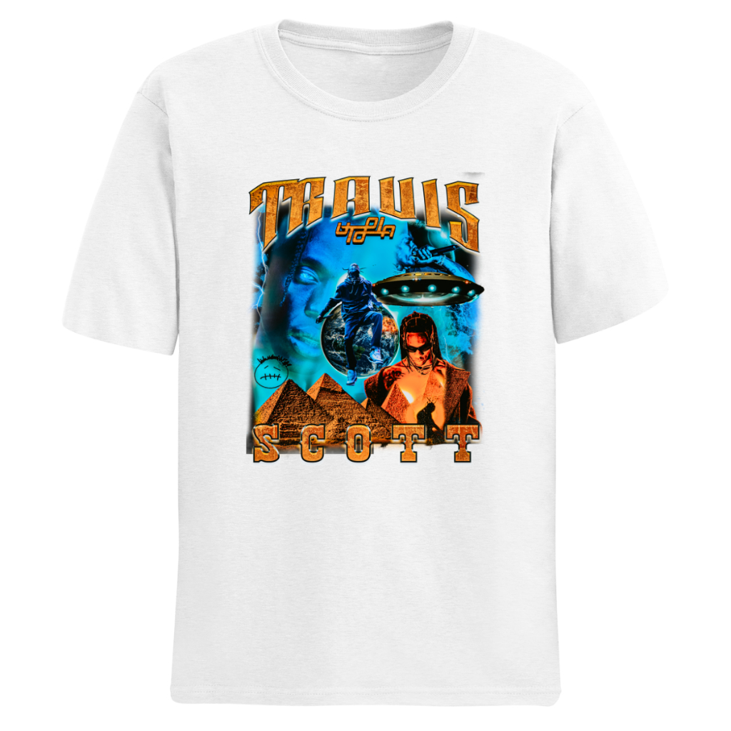 Camiseta Travis Scott Camisa Estampado 100% Algodão Unissex Envio Rápido