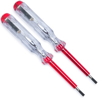 Kit 2 Chave Teste Fenda Detector De Tensão Corrente Eletricidade Tensão 100V - 250V em Oferta na Shopee