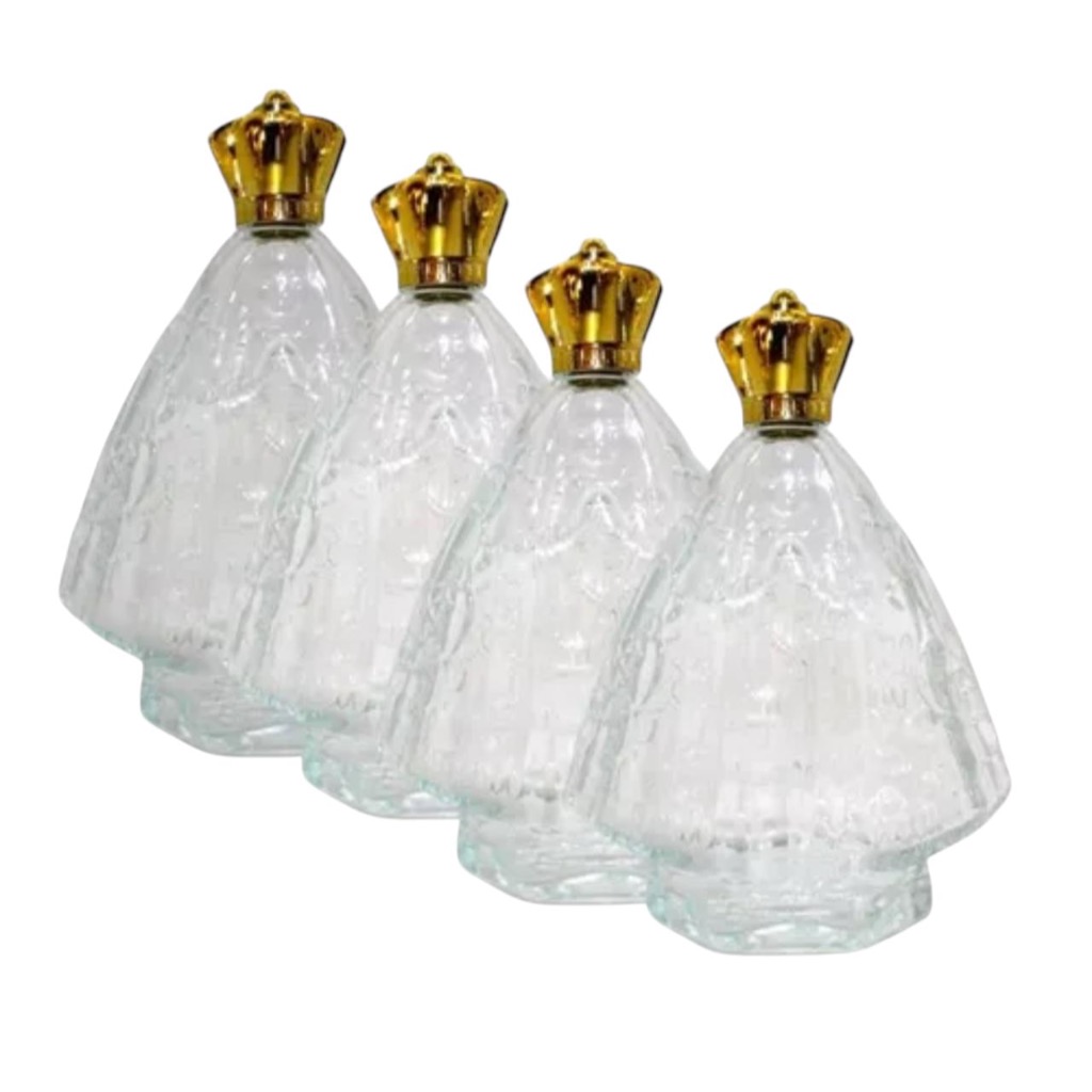 25 FRASCO PLASTICO DE NOSSA SENHORA APARECIDA / Batizado Lembrancinha Decoração