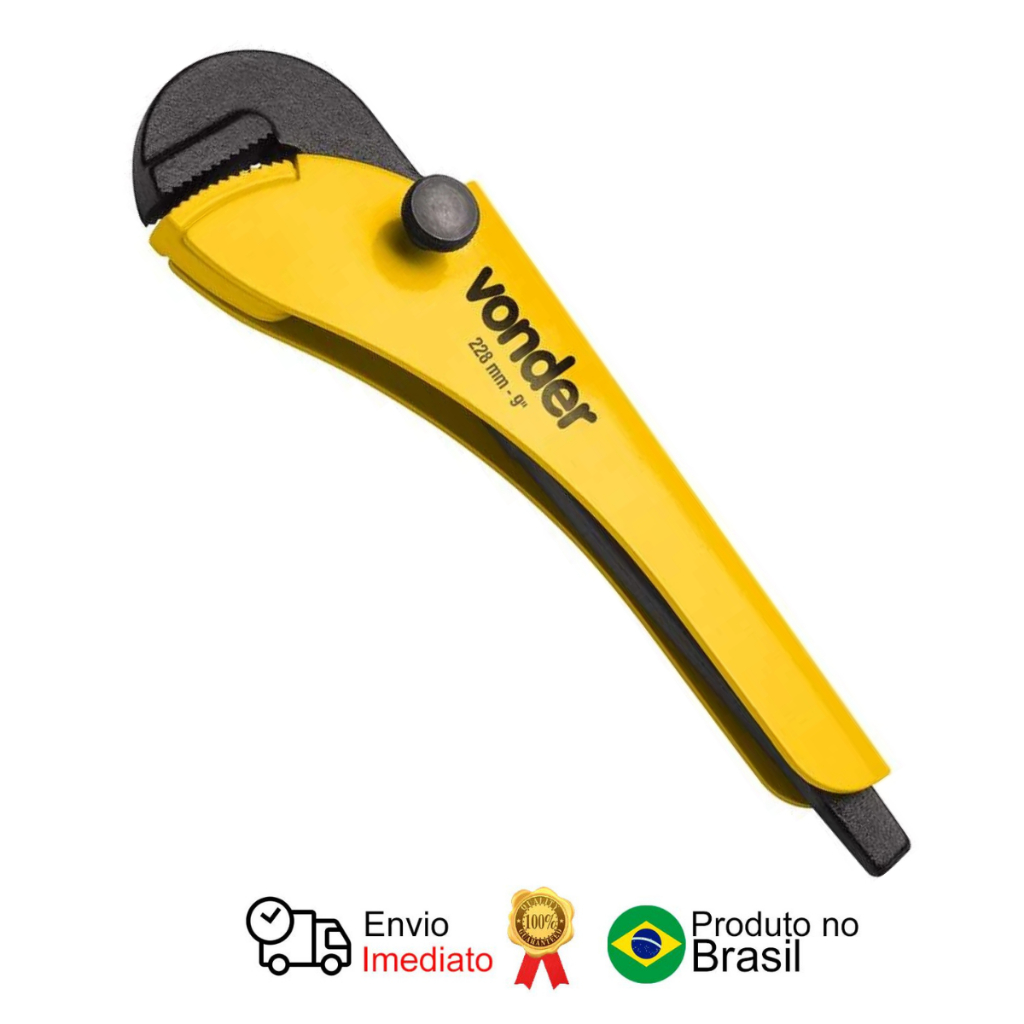 Chave para Cano Jacaré 9pol 45mm Vonder em Oferta na Shopee