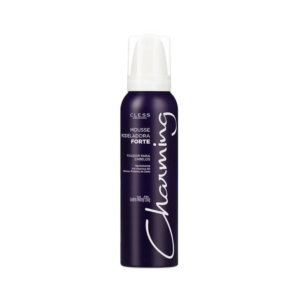 Mousse Fixador Para Os Cabelos Cless Charming Forte 140g