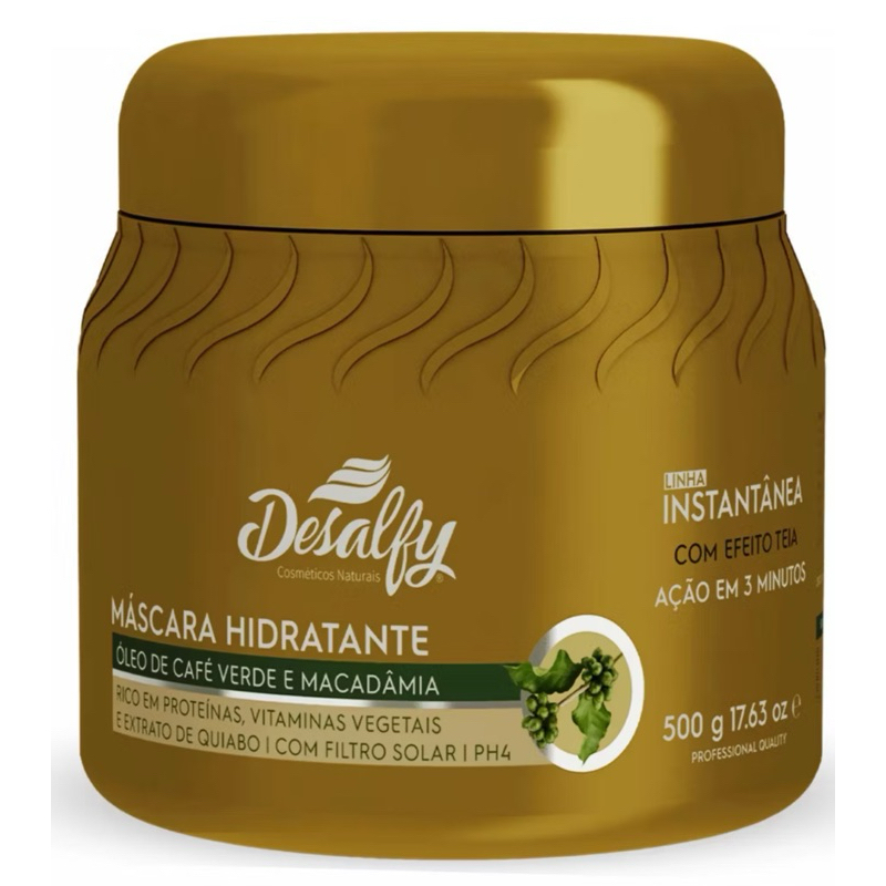 Máscara Óleo de Café Verde Macadâmia Desalfy 500g