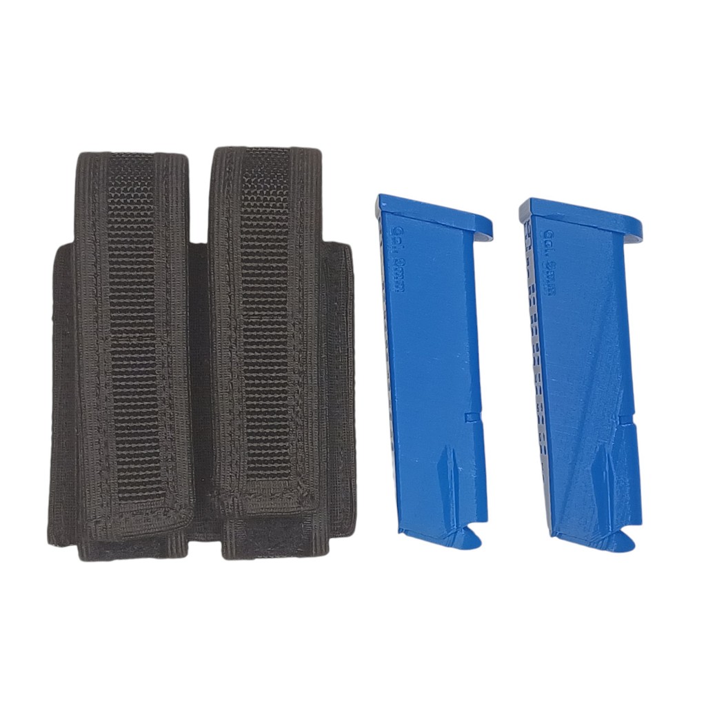 Porta Carregador Duplo Nylon 600D Pistola Taurus Glock Imbel