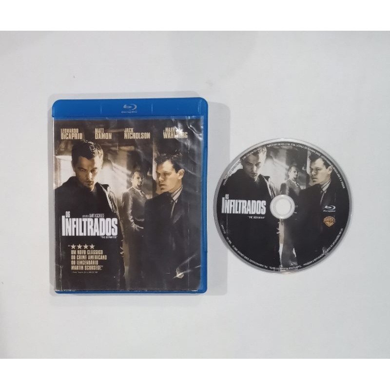 Bluray Filme - Os Infiltrados - Leonardo DiCaprio - Jack Nicholson