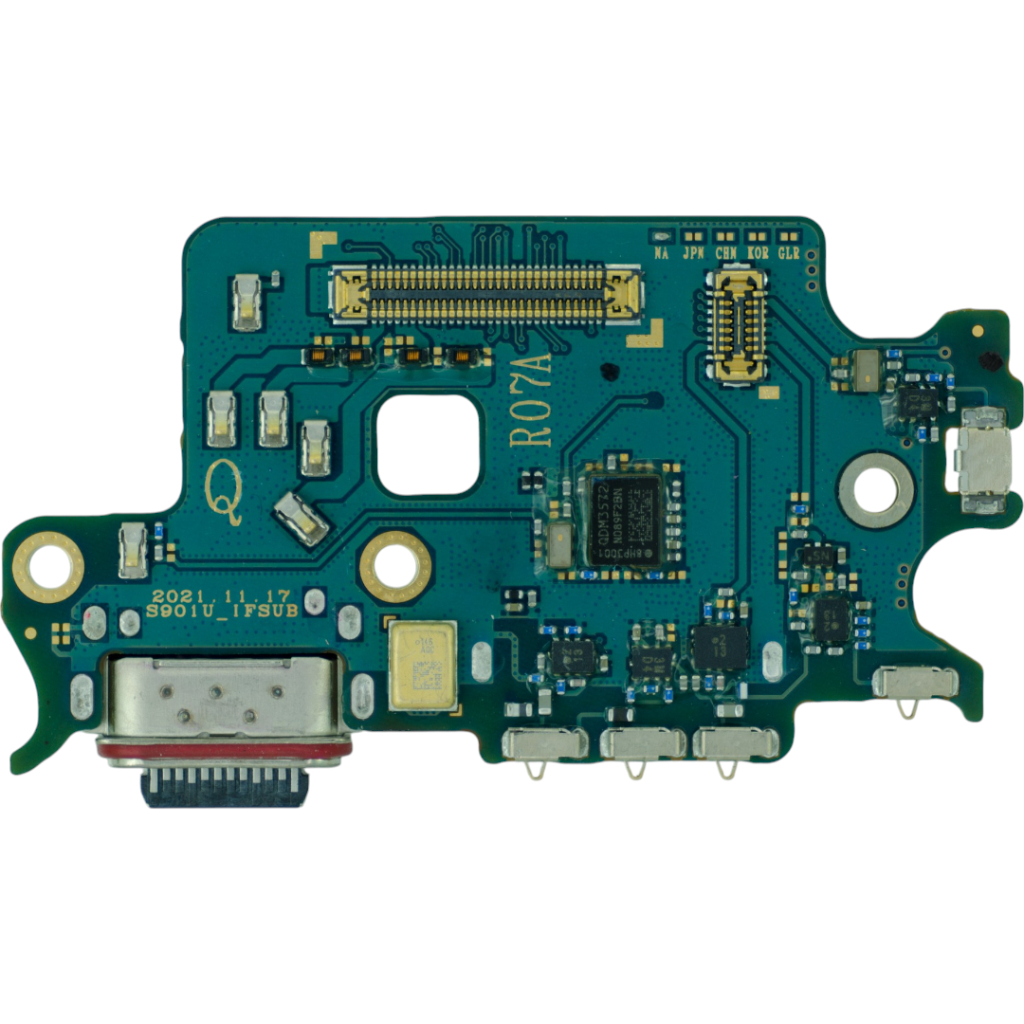 Placa Conector Carga Galaxy S22 5g SM-S901E/DS Original