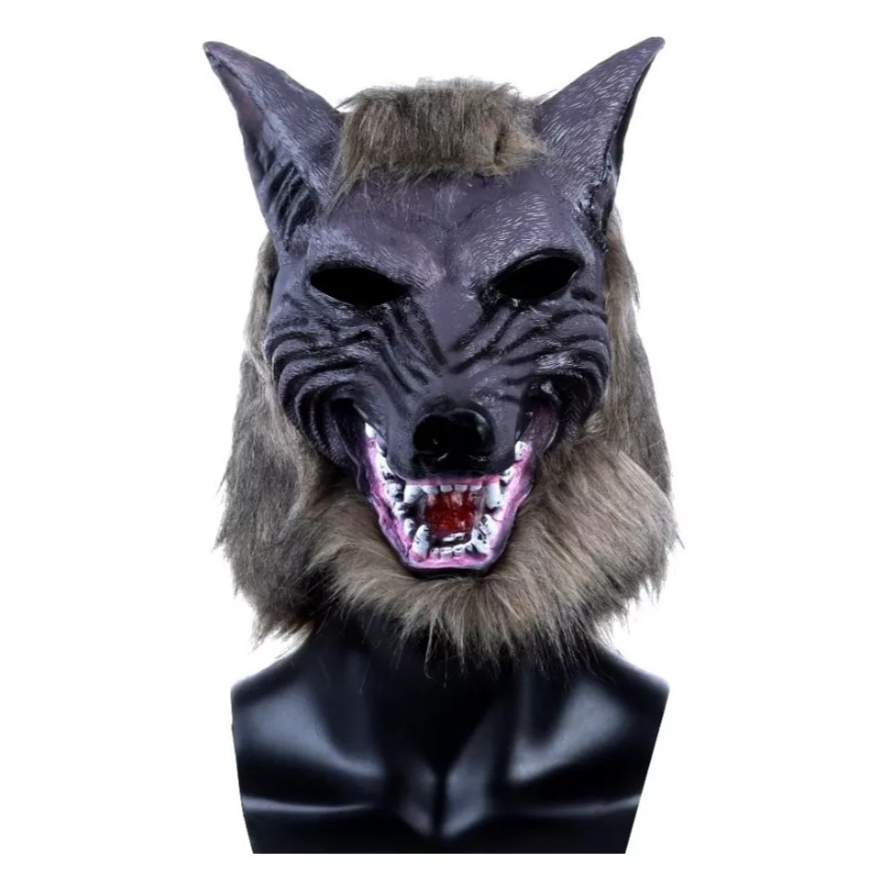 Máscara Lobo Mau Infantil Lobisomem Lobo
