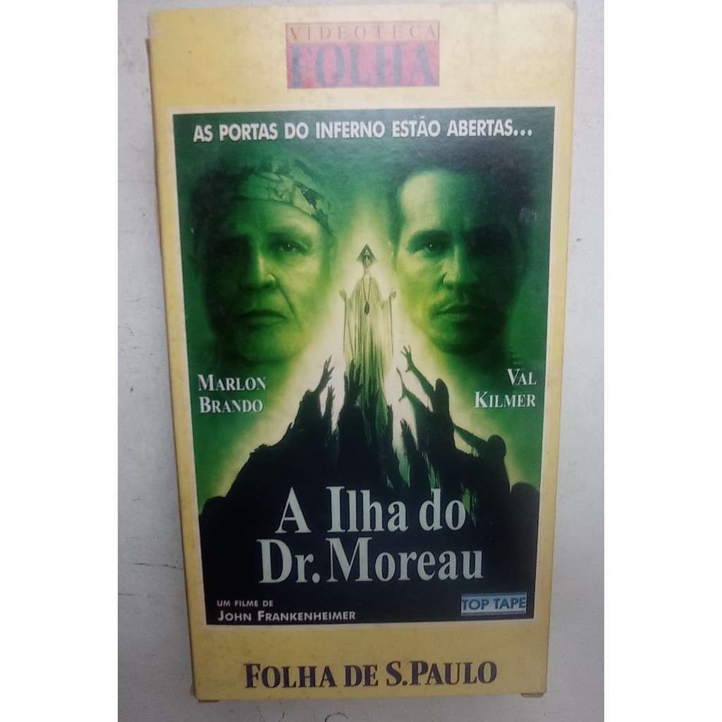 Filme Vhs - Videoteca Folha - A Ilha Do Dr. Moreau - 1996