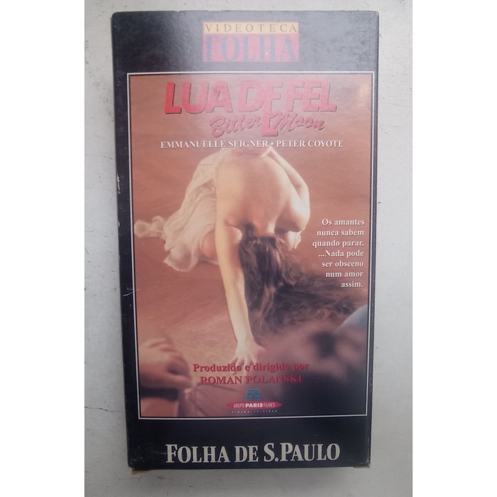 Filme Vhs - Videoteca Folha - Lua De Fel - 1993