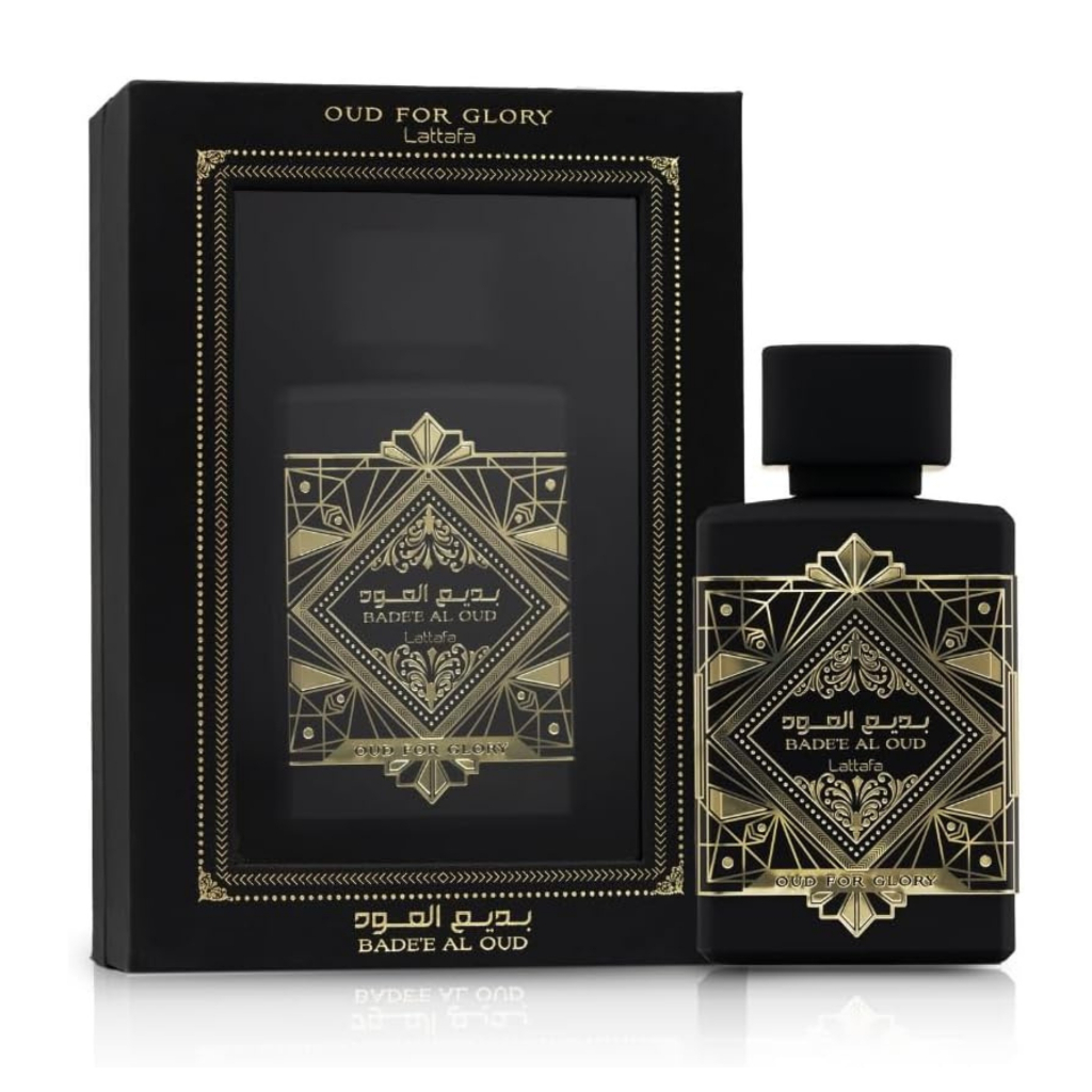 Perfume Bade'e Al Oud Oud for Glory Lattafa 100ml EDP Original Unissex Lacrado