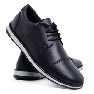 Sapato Oxford Masculino Elegante Ingles de Couro Premium Super Leve Costurado Pronta Entrega