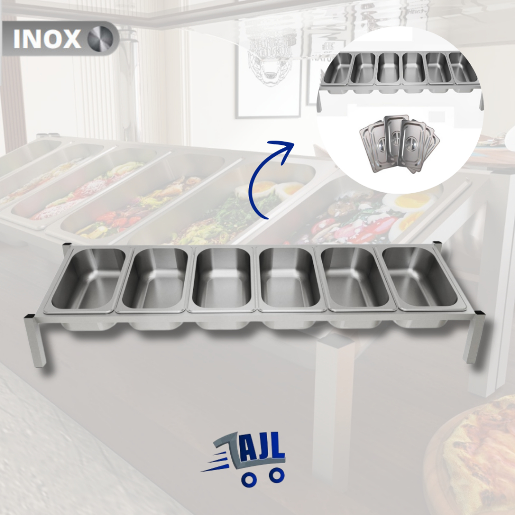 Condimentadora Industrial em Aço Inox: Resistência e Higiene para sua Cozinha