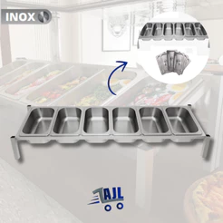 Condimentadora Industrial em Aço Inox: Resistência e Higiene para sua Cozinha