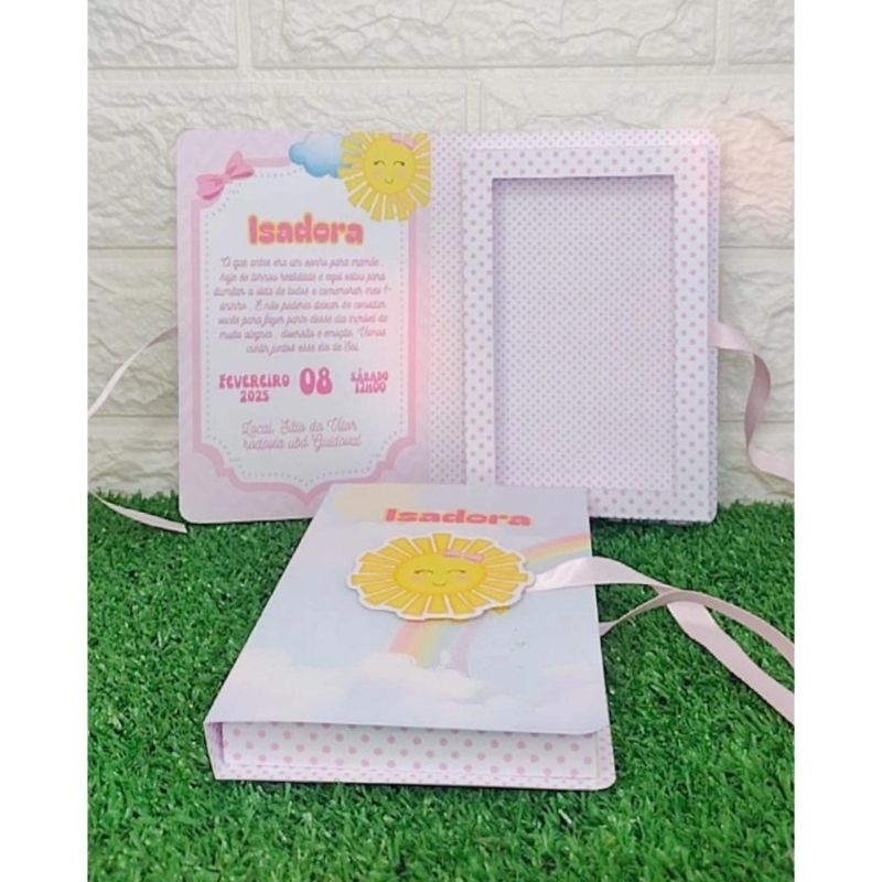 25 Convites Livro 15x10 Personalizado ( Leia a descriçao)