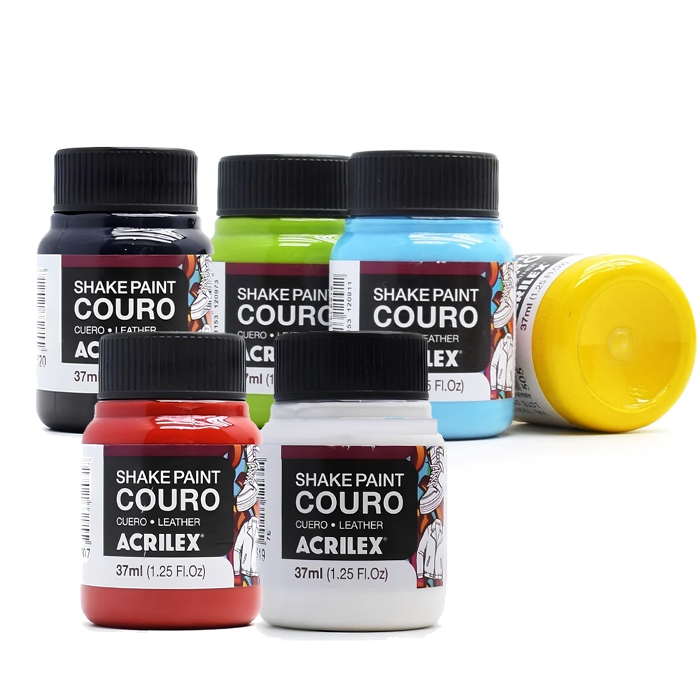 Tinta Para Couro Shake Paint Fosca Acrilex - Escolha a Cor em Oferta na Shopee