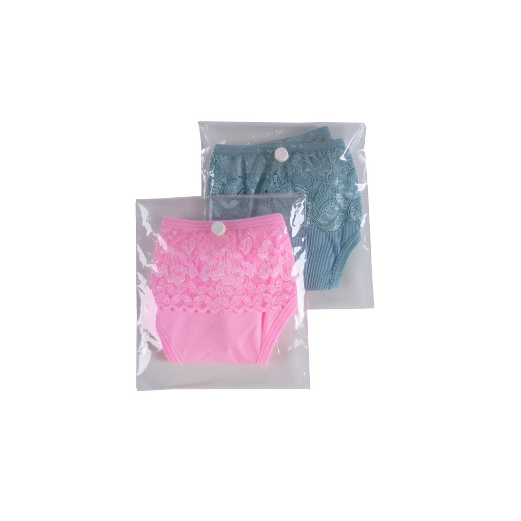 Kit 50 Embalagem Saquinho De Botão 14x14 Para Calcinhas e Cuecas Atacado