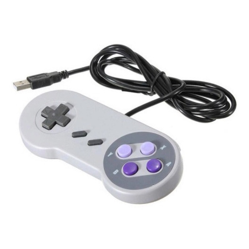Controle Usb Super Nintendo Snes Joystick Windows Mac Linux