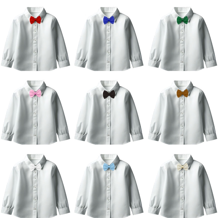 Camisa Branca Manga Longa Suspensório Gravata Batizado Casamento Formatura Pagem Gravata