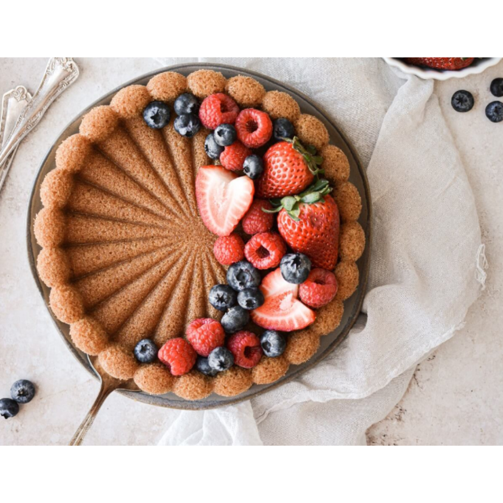 Conjunto 2 Assadeiras Bolo Decorado Charlotte e Gomada Torta Suiça em Alumínio IF 225 — imagem 2 de 2