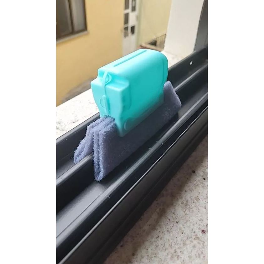 Limpador Janela Escova Limpeza Cantos Multiuso Janelas Cozinha Fogão Limpa Canto Casa Microfibra