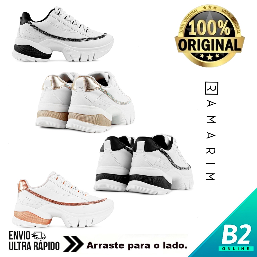 Tênis Ramarim Dreams Casual Feminino 100% Original Com Nota Fiscal e Garantia em Oferta na Shopee
