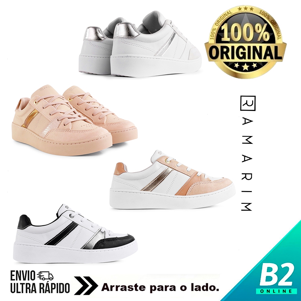 Tênis Ramarim Casual Cadarço Feminino 100% Original Com Nota Fiscal e Garantia em Oferta na Shopee