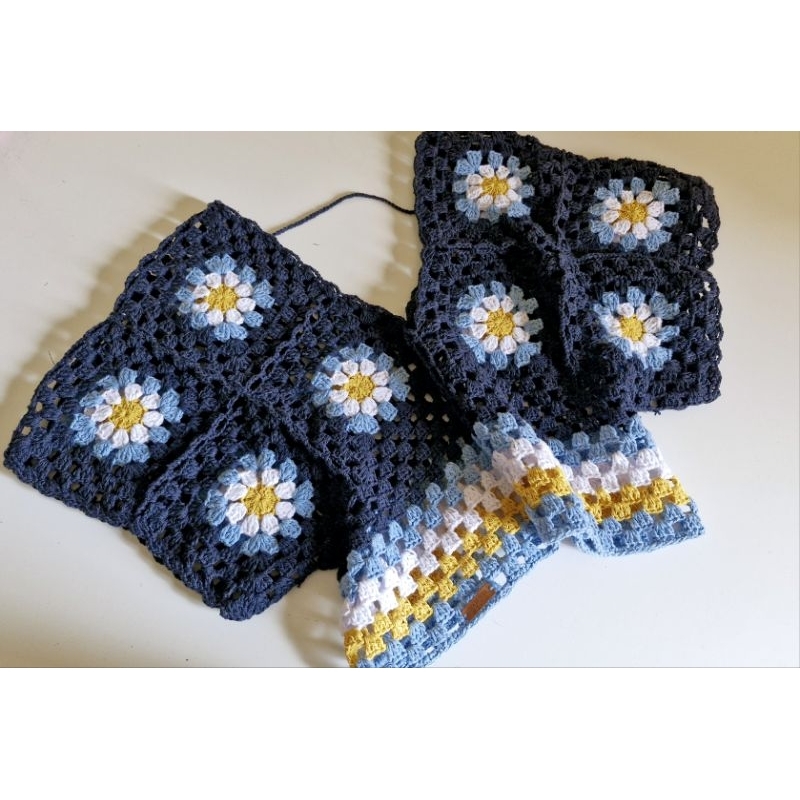 Cropped de crochê Floral/ cropped Floral