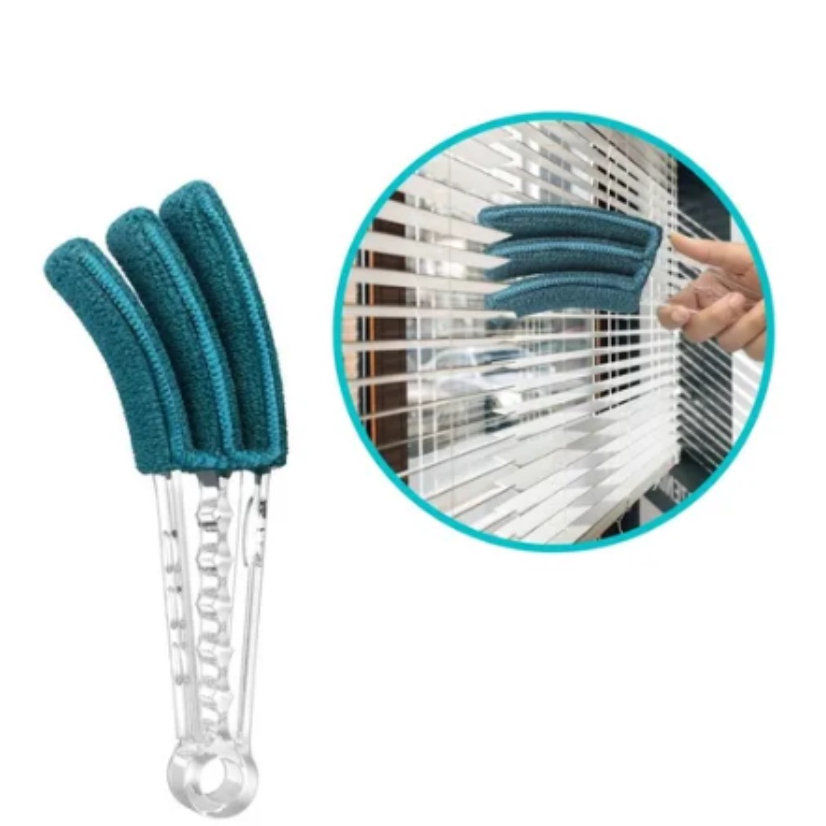 Limpador De Persiana Evolux Clean Horizontal Microfibra + 1 Refil Extra