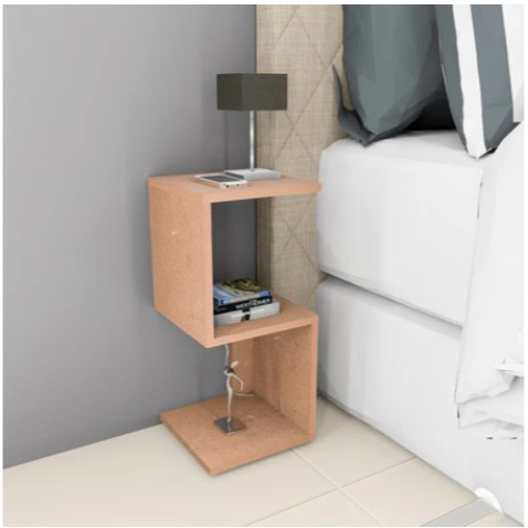 Mesa de Apoio Cabeceira Z e S Mesinha nicho estante quarto / 02