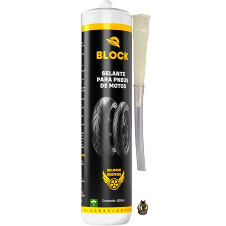 Gel Anti-Furo Pneu Moto Block Motos